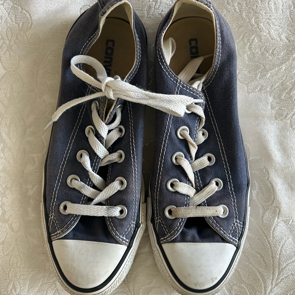 Converse Dark Blue Canvas Sneakers